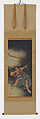 Minamoto no Yorimasa  Aiming an Arrow, Katsushika Hokusai (Japanese, Tokyo (Edo) 1760–1849 Tokyo (Edo)), Hanging scroll; ink and color on silk, Japan